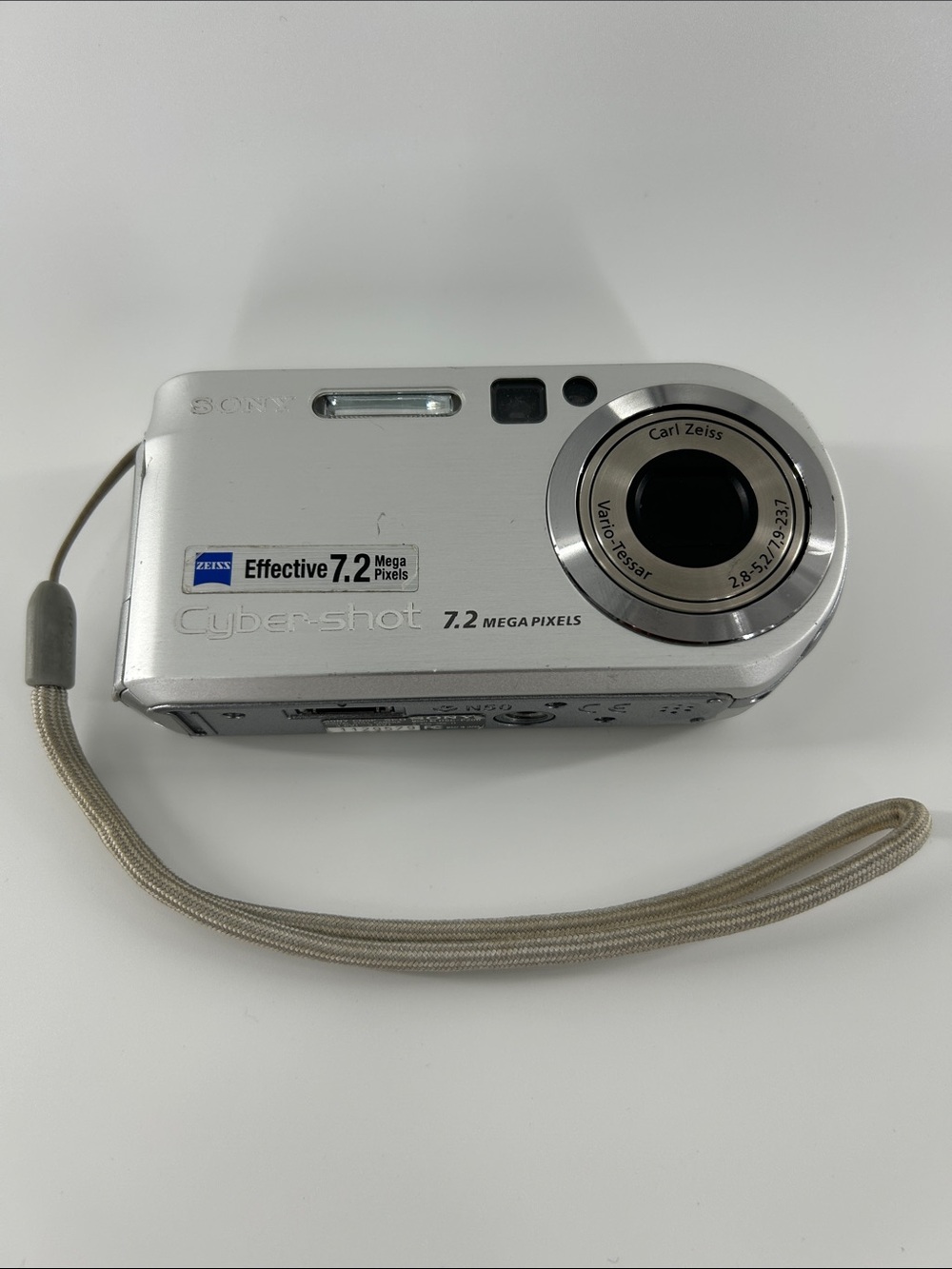 Sony Cyber-Shot DSC-P200 Digital Camera 7.2MP w/ Battery Silver Carl Zeiss - Picture 4 of 15